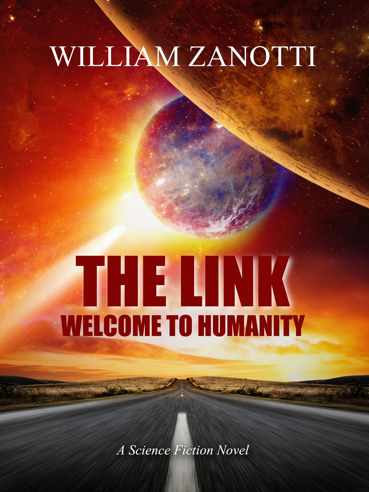The Link: Welcome to Humanity Cover. Link to Amazon.